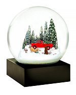 Red Truck & Dogs<br>CoolSnowGlobe